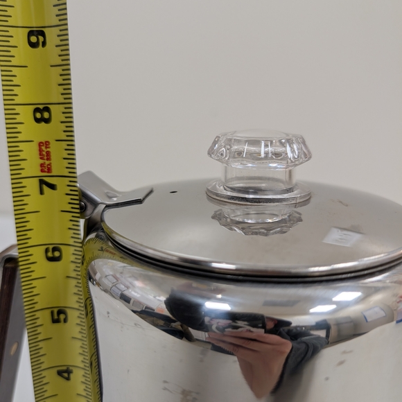 Elegant Silver Coffee Percolator - Picture 15 of 16